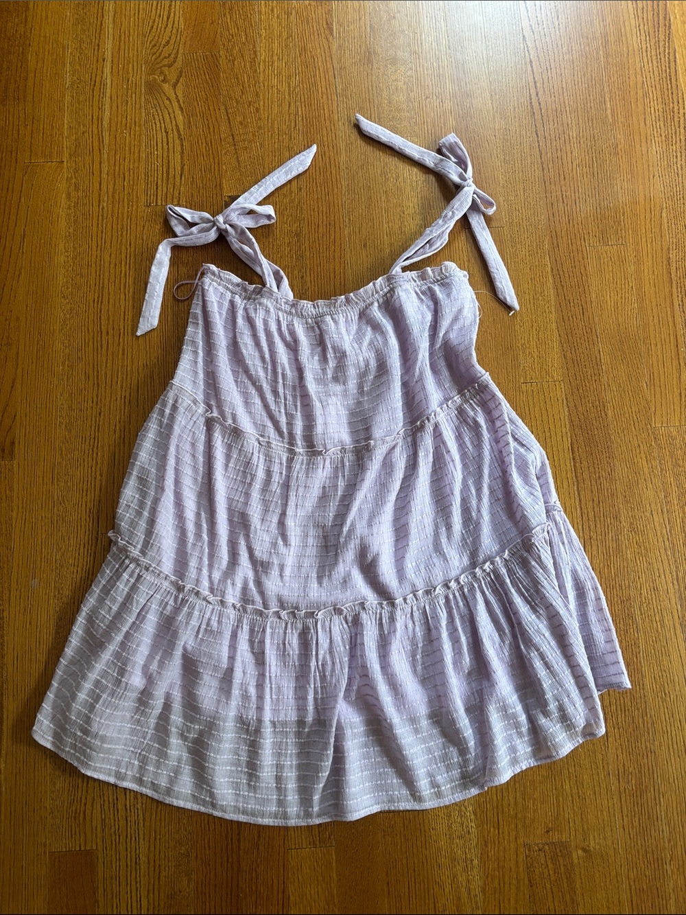 Altar’d State Light Purple tie strap dress